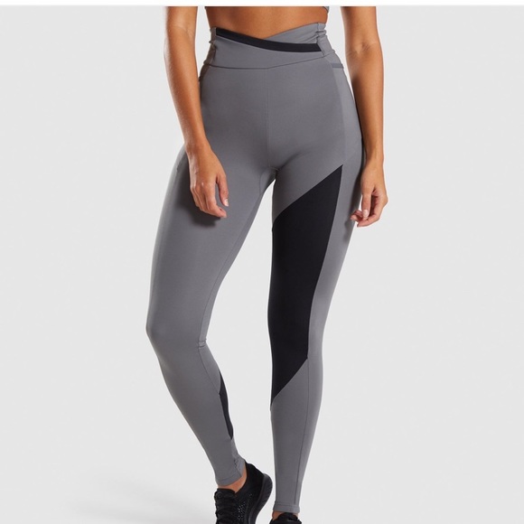 Gymshark Pants - NEVER WORN ASYMMETRICAL GYMSHARK LEGGINGS